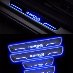 SCA Blue LED Door Sill Plate for Toyota Innova Crysta All Model (Set of 4)-picture-16