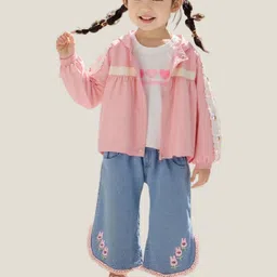 LULU & SKY Girls Printed T-shirt with Trousers-picture-50