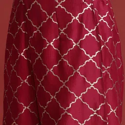 Anouk Women Ethnic Motifs Print Gotta Patti Kurta with Palazzos & Dupatta image 3