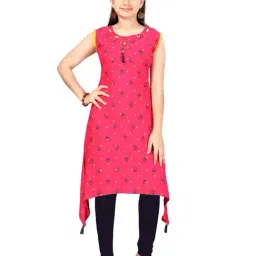 Aarika Kids Girls Rani-Black Casual Wear Kurti Legging Set-image-62