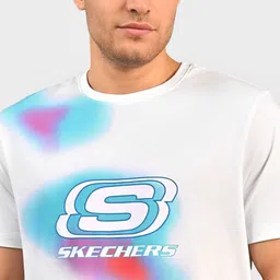 Skechers Men Smoke Print T-Shirts image 4