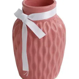De Maison Decor Pink Ceramic WaveCera Vase image 4