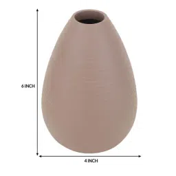 De Maison Decor Pink Aluminium Klova Vase image 5