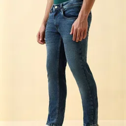 Allen Solly Men Skinny Fit Mid-Rise Heavy Fade Jeans image 5