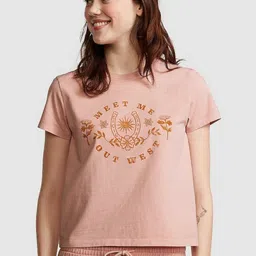 Victoria's Secret Printed Short Sleeves Round Neck T-shirt-picture-42