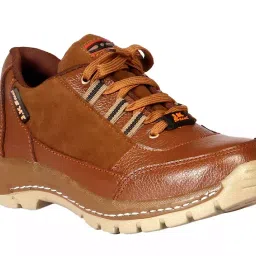JK PORT Safety Shoes Steel Toe JKPA066BRN10 Airmix , Size 6-picture-15