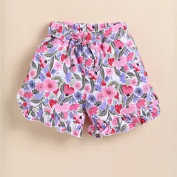 Biskid Blue Cotton Shorts-picture-11