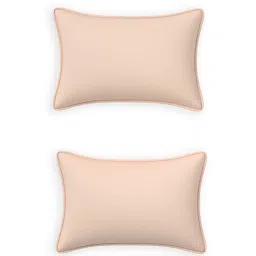 Ddecor Live Beautiful Solid Spectrum Flat 180TC King Bedsheet With 2 Pillow Covers - Orange image 4