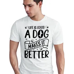 Seekbuylove Men Bio Finish Typography Printed Pure Cotton T-shirt-image-98