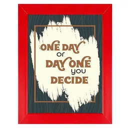 Indianara Red & Yellow 4 Piece Wood Other Wall Paintings image 3