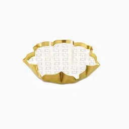 GIVA Gold -Toned Scented Lead-Free Wick Floral Shaped Candle image 2