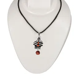 Utkarsh Silver-Plated Geometric Pendants with Chains image 4