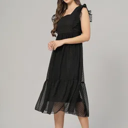 Jyoti Embellished Fit and Flare Dress image 5