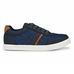 TUSKEY Self Designed Laced Up Shoes - Navy Blue image 5