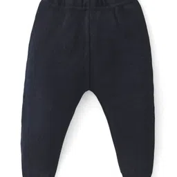 Babyhug Knitted Full Sleeves Sweater Set with Stripes Design - Multicolour image 4