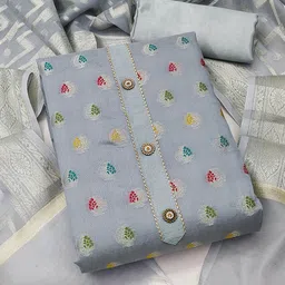 Ishin Zari Unstitched Dress Material-picture-17