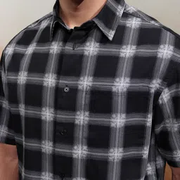 HIGHLANDER Men Tartan Checks Opaque Checked Casual Shirt image 3