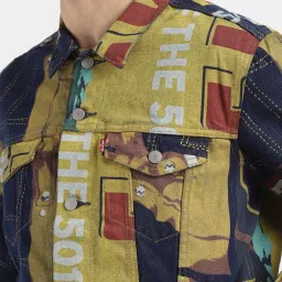 levi's Men's Colorblock Collar Neck Denim Jacket image 5