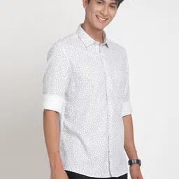 turtle Men Slim Fit Printed Casual Shirt image 3