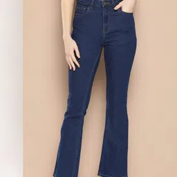 Chemistry Women Blue Bootcut Stretchable Jeans-picture-24