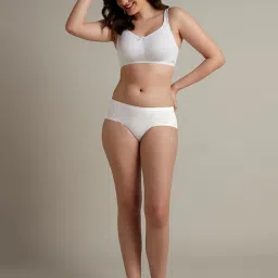 Every De by Amante White Full Coverage Non-Wired T-Shirt Bra image 4