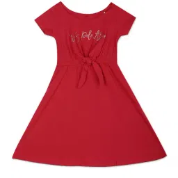 U.S. Polo Assn. Kids Red Solid Dress-picture-41