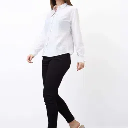 SPYKAR White Solid Shirt image 4