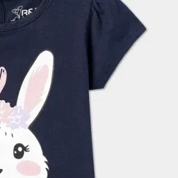 R&B Kids Navy Graphic Print Short Sleeves Regular Fit T-Shirt image 3