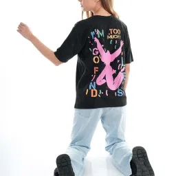 Only Black Loose Fit Printed T-Shirt image 4