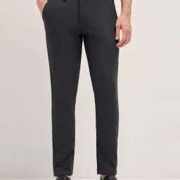 The Bear House Grey Slim Fit Trousers-picture-24