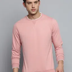 Showoff Pink Cotton Regular Fit Sweatshirt-image-36