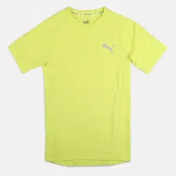 Puma Kids Evostripe Yellow Logo Print T-Shirt-picture-20