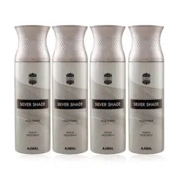 Ajmal Silver Shade Deodorant Spray for Men - Pack of 4-image-32
