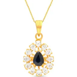 Malabar Gold and Diamonds 22k Gold Pendant for Women-picture-13