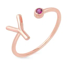 Malabar Gold and Diamonds 14k Gold Alphabet Y Ring for Women-picture-29