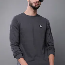 Difference Of Opinion Grey Cotton Regular Fit T-Shirts-picture-12