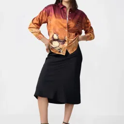 The Souled Store Multicolored Printed Shirt image 4