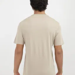 Calvin Klein White Pepper Cotton Regular Fit Solid T-Shirt image 2