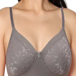 IN CARE Grey Non-Wired Full Coverage Push-Up Bra image 4