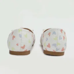 Fame Forever by Lifestyle Kids White Flat Ballets image 4