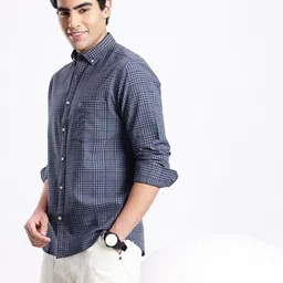 Aeropostale Men Premium Checked Pure Cotton Casual Shirt image 4