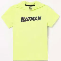 Fame Forever by Lifestyle Kids Lime Green Cotton Printed T-Shirt-picture-30