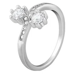 GIVA 925 Sterling Silver Hollyhock Ring Fixed Size For Women image 4