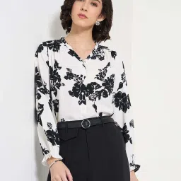 Annabelle by Pantaloons White Printed Top image 4