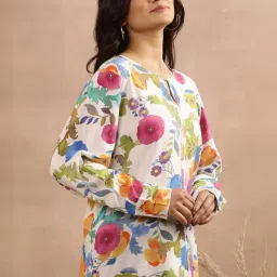 W White Printed Top image 4