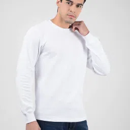 Numero Uno White Regular Fit Texture T-Shirt image 4