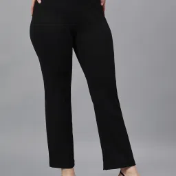 Cantabil Black Denim Solid Jeggings image 4