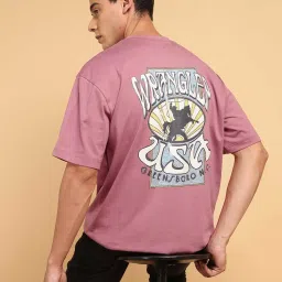 Wrangler Mellow Mauve Loose Fit Printed T-Shirts image 4