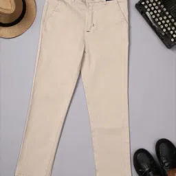 One Friday Kids Beige Regular Fit Trousers-picture-16