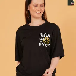 kintu parantu Women Pack Of 2 Printed Drop-Shoulder Sleeves T-shirt-picture-21